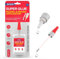 GH1200 (2-IN-1) Super Glue All Purpose with Brush Applicator & Nozzle, Mess Free Superglue Brush Instant Never Dries, 3000 CPS Cyanoacrylate Adhesive, No Stain Ca Glue for Plastic, Rubber & More