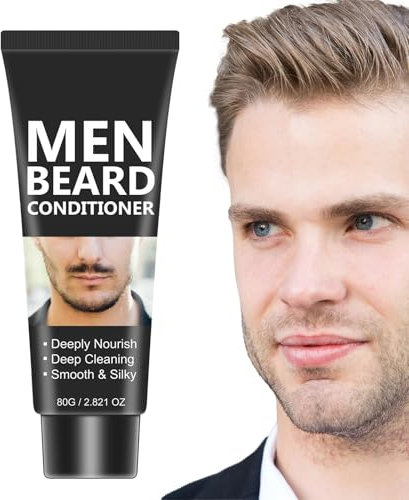 Männer Bart Conditioner, Bartwachstum Balsam, feuchtigkeitsspendendes Shampoo, weich