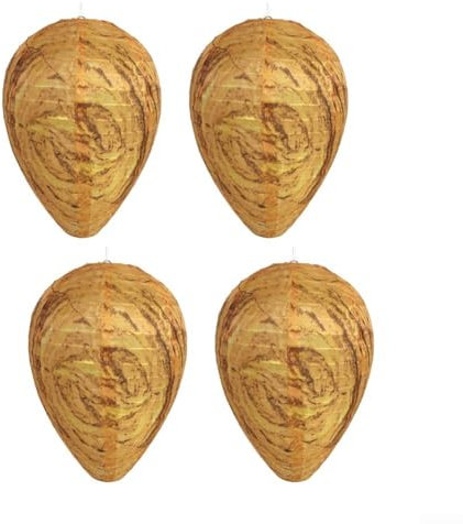 Lot de 4 feuilles de papier à suspendre pour usage extérieur et lutte contre les nuisibles