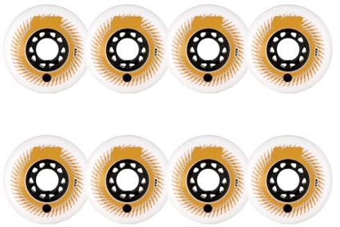 JCXYL EV 8-pack inlineshjul 85A PU slitstarka utomhusasfaltformel hockeyrullskridskohjul,80mm