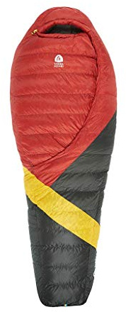 Sierra Designs Cloud 20 Degree DriDown Sleeping Bag Ultralight Zipperless Down Sleeping Bag for Backpacking and Camping - Long