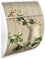 Burg Wächter Design Briefkasten | Modell Riviera 46x33,5x13cm groß | verzinkter Stahl Weiß | Postkasten Öffnungsstopp, großer A4 Einwurf, Zylinderschloss, 2 Schlüssel | Motiv Stillleben Kirschblüten