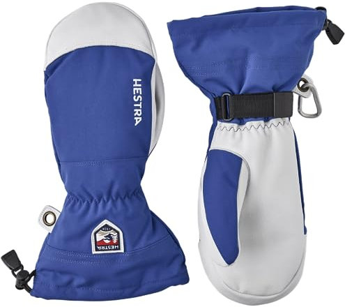 Hestra Army Leather Heli Skihandschuh, Größe 9, Königsblau, königsblau, 43 EU