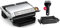 Tefal OptiGrill+ Plus Kontaktgrill + XA7258 Snacking & Baking Backschale und MF Reinigungs-Bürste, 6 Grillprogramme, Ideale Grillergebnisse von blutig bis durchgebraten, Abnehmbare Aluguss-Platten