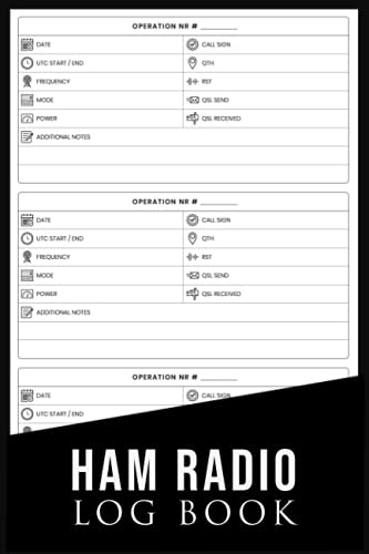 Ham Radio Log Book: Amateur Radio Operator Station Log Book For Serious Radio Operators | Field Day Logbook for Ham Radio Operators to Track and ... Women, Girls Boys Dummies | 6x9 Mini Size
