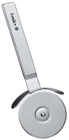 Rotella Tagliapizza, Acciaio Inox Pizza Cutter,Lavabile in Lavastoviglie,per Pizza,Torte e Pie,Waffle,Pane