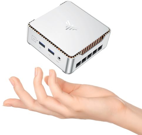 NiPoGi Mini PC E1 Mini PC Windows 11 pro Intel Alder Lake-N97 (up to 3.6GHz) 16GB DDR4 512GB M.2 SSD Small PC, Mini Desktop Computer Support 4K,HDMI,2,4/5G WiFi,WiFi 5,BT4.2