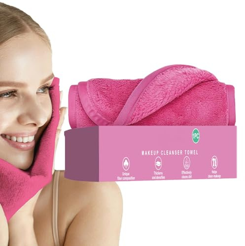 Chiffons démaquillants, chiffons nettoyants pour le visage | Serviette de démaquillage douce et confortable - Chiffon démaquillant pour le visage, serviette nettoyante légère pour le visage pour un us