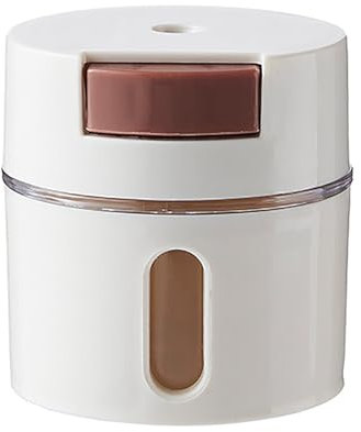 Jenngaoo Botella de condimento, caja de especias montada en la pared, control cuantitativo, lata de condimento magnética, botella de sal, caja de especias para cocina, cocina, sal