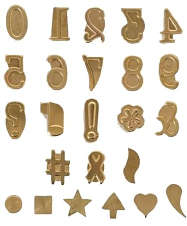 Ensemble d'alphabets à bois : tampons de lettres pyrographiques, pointes de gravure sur bois | Kit complet durable pour brûler du bois avec alphabet, designs de timbres résistants à la chaleur,