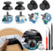 4 Piezas Joystick Analógico 3D para Play Station 5, ThumbSticks Kit de Reparación de Repuesto para PS5 DualSense Controlador con Destornilladores, Tapa Analógica para el Pulgar