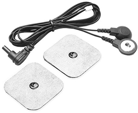 Beurer 647.05 Accessory Set for EMS Devices EM 32/37/39, Consisting of 2 Electrodes and 1 Connection Cable