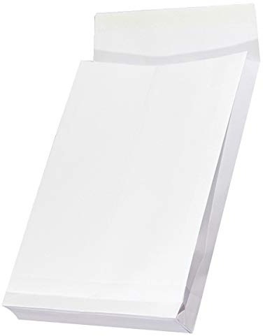 Busta RND con prodotti per ufficio autoadesivi rivestiti in silicone HK E4 280x400mm 150gsm 250pcs bianco/buste e accessori di spedizione/tipo con nastro in silicone, RBD/Kind-HK/Colore-Bianco