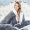 CHOSHOME Sherpa Fleece Blanket Grey Warm Throw Blankets for Winter Fluffy Fuzzy Fleece Blanket Soft Warm Fleece Throws for Bed and Couch Thick Flannel Fleece Throw Blankets Double Sided 130X150CM