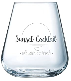 Luminarc P0676- Gobelet Forme Haute 55cl Cocktail Chic