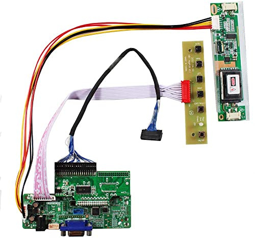 VSDISPLAY VGA LCD Controller Board for 12.1 inch LQ121S1DG41 800x600 4:3 41pin 2CCFL Backlight LCD Screen