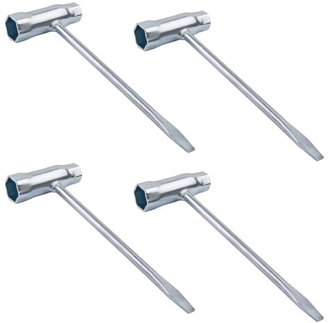 INNAL 4 llaves combinadas de 13 mm x 19 mm, llave para bujías de desbrozadora, bujía de motosierra, cortacésped, herramientas de jardín