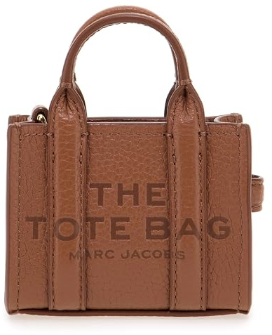 Marc Jacobs The Nano Tote Charm BORSA, Olio di Argan., Taglia unica per tutti