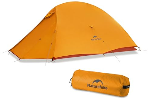 Naturehike Cloud Up Pro Tente 2 Personnes Tente de Camping Légère, Facile à Monter Tente Dôme Coupe-Vent & Imperméable pour Voyage en Extérieur Trekking