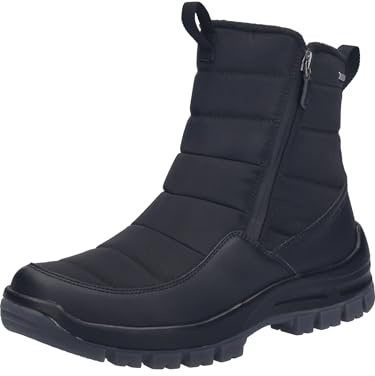 Josef Seibel Botas clásicas para hombre Alaska.51, ancho G (normal), plantilla intercambiable, impermeable, Negro , 44 EU