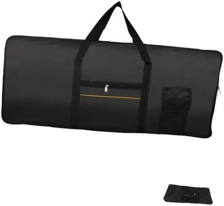 Alasum Bolsa para Teclado Electrónico de Oxford Resistente y Ligera con Correa Ajustable para Transporte Cómodo Funda Protectora para Teclado de Teclas para Actuaciones al Aire