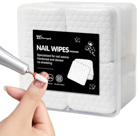 Salviette per unghie senza pelucchi, super assorbente, in tessuto non tessuto, per donne, manicure, pedicure, casa, salone