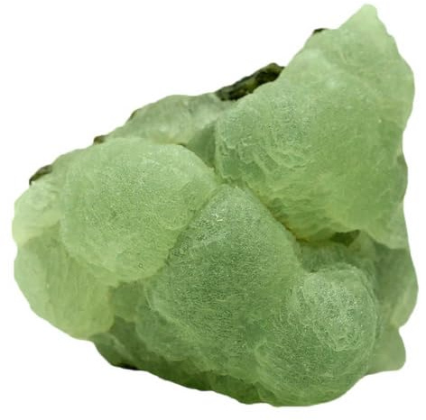 DECORN Naturliga oregelbundna Prehnite råkristaller och helande stenar