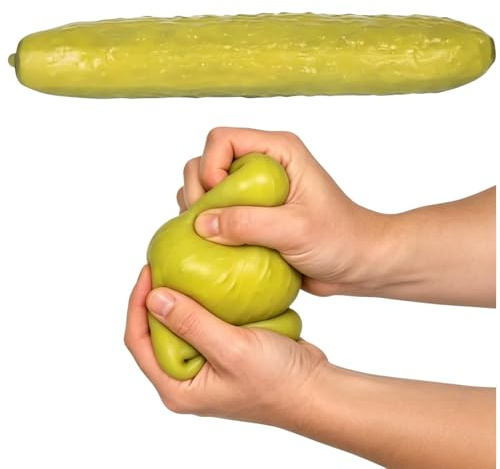 25cm Pickle Squishy Jumbo Pickle Giant Big Realistic Moldable Soft Squishies