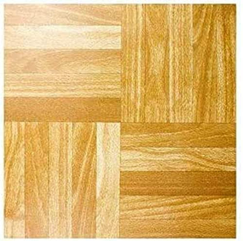 DIVCHI Square Wood Effect, 12 Inch x 12 Inch, Self Adhesive Vinyl Floor Tiles (40 PCS)