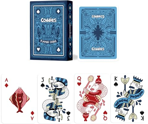 Coddies Fisch Spielkarten | FINtastic Cards Fisch Design | Geschenkidee | Spiele, Go Fish, Poker, Black Jack