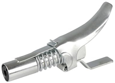 Pistola engrasadora manual de palanca de servicio pesado Boquilla de pistola de engrase, acoplador de grasa de alta resistencia, liberación rápida, abrazadera de bloqueo de alta presión, herramientas