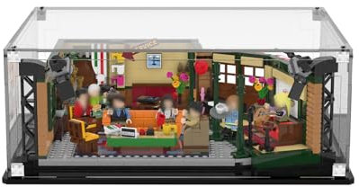 Acrylic Display Case for Lego 21319 Ideas Central Perk Friends, Dustproof Display Box for Models Collectables (Only Case)