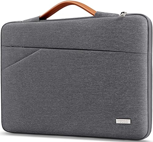 TECOOL 13 Zoll Laptoptasche Hülle für MacBook Air 13 13,6 M4 M3 M2(2022-2025), MacBook Air 13 M1(2018-2021), MacBook Pro 13(2016-2022), 13-Zoll iPad Pro/Air Tasche, Surface Pro 10/9/8/X, Dunkelgrau