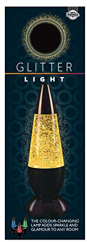 Funtime Gifts Glitter Light Colour Changing Liquid Filled Lamp with USB, Acrylic, White