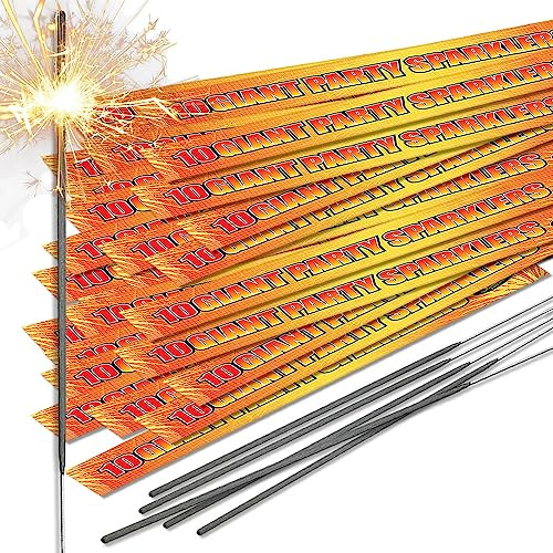 40cm (16) Giant Party Sparklers - Great for all Occasions (300 Sparklers)