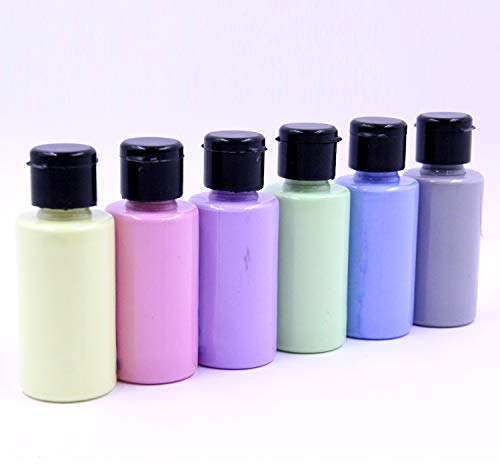 Colori pastello cremosi – Set di colori acrilici Chalky Finish (6 x 40 ml) per bambini e adulti, ideali per uova di Pasqua, legno, pietra, tela, carta, gesso e molto altro ancora