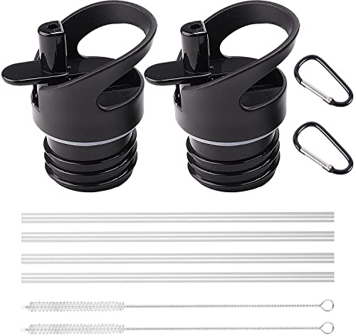 PHULWEL Standard Size Straw Lid for Hydro Flask Standard Mouth and Simple Modern Ascent Bottle, Sports Caps Water Bottle Accessories Top Replacement Straw Lid- 2 Pack