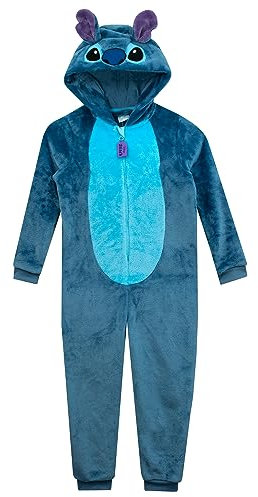 Disney Stitch Combinaison | Lilo et Stitch Barboteuse pour Fille | Pyjama Fille | Bleu 7-8 Ans