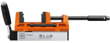 Fein VersaMag Magnetic Vise Set with an Innovative Two-Rotor System for Secure Clamping - 1-9/16 Jaw Height, 4-1/4 Clamping Range, 1,754 lbs Holding Force - 90701004020