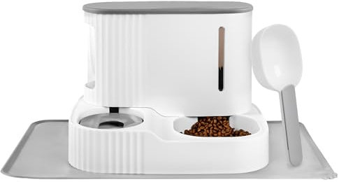 LAOPET Dispenser Cibo Gatti - Dispenser Crocchette Cane, Dosatore Crocchette per Gatti, Distributore Cibo Cani