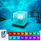 RIRIDAMAI Ocean Lampe - 16 Farben USB Wasserwellen Polarlicht Aufladbar, Ozean Wellen Nachtlicht Tischlampe Sternenhimmel Projektor für Kinder Erwachsene Zimmer Deko