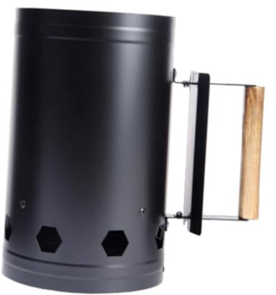 perfk Chimenea de Encendido para Barbacoa, Cubo de carbón, Accesorios portátiles, Encendedor de Parrilla, Encendedor de Barbacoa para Cocina Interior y