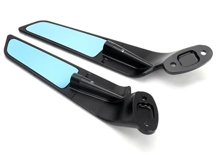 HHTFAO Passar for H0NDA CBR 650R CBR 500R CBR 400R Motorcykel Justerbara backspeglar Stealth Speglar Winglets CNC Aluminium 2019-2025