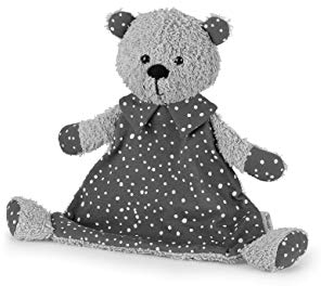 Sterntaler Schmusetuch Terrybär Baylee, Für Babys ab dem 1. Monat, Größe M, 23,5 x 11,5 cm, Grau