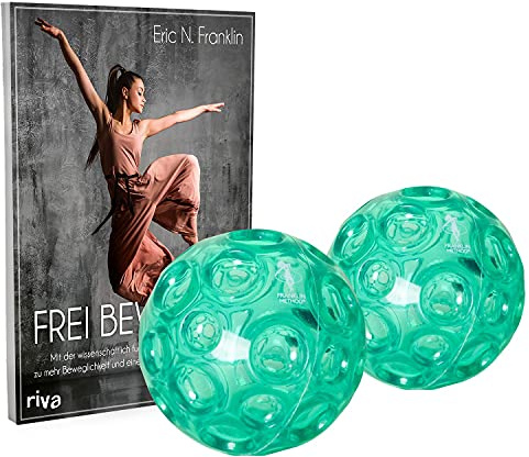 Franklin-Methode® 2er Set Bälle mit Buch Frei bewegen Faszien Massage Kombi