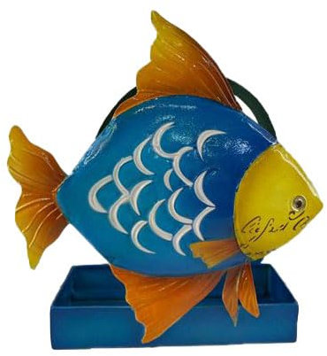 Palais Royal Porta Zampirone Animali Pesce 16x19cm Metallo