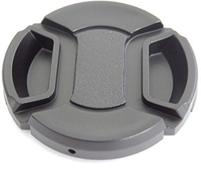 vhbw Objektivlock 43 mm kompatibel med Canon EF-M 22 mm 2.0 STM-kamera - plast svart, med inre handtag