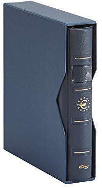 PARDO Coin Album for Collection, Blue (Euro), includes Magazine