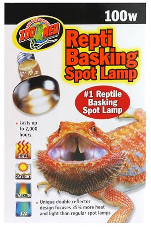 Zoo Med Repti Basking Spot Lamp Replacement Bulb 100 Watts - Pack of 3