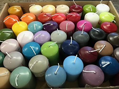 Wiedemann Kerzen, 2 kg Kerzen, verschiedene Stumpenkerzen in mindestens 2 Farben und 2 Größen, 1A Top Neuware, Made in Germany, RAL Kerzengütesiegel, Unparfümiert, Kerze